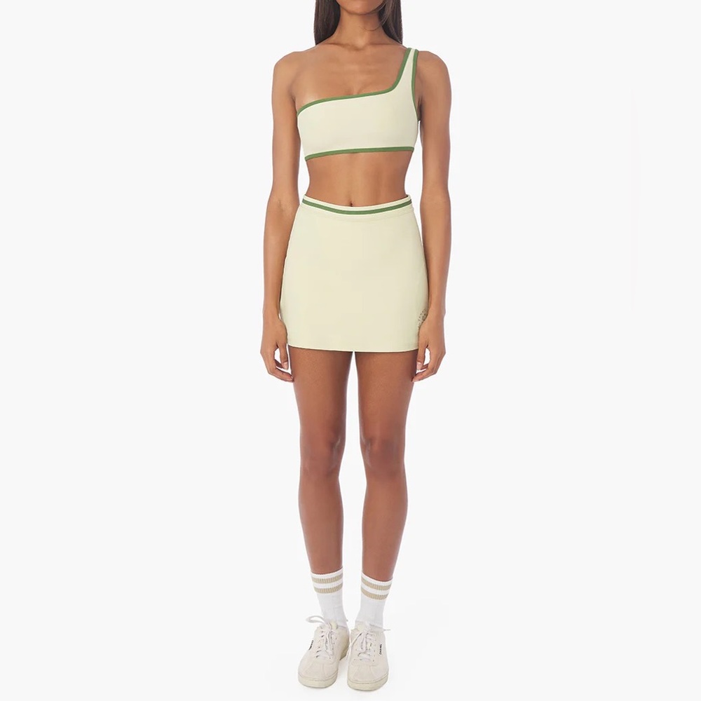 COPY - WeWoreWhat Active Skort (S) & Contrast one shoulder bra (S) RUNS SMALL